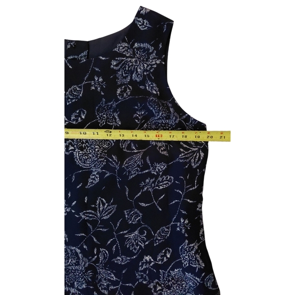 Aura Midnight Blue Floral Maxi Dress - Picture 4 of 7